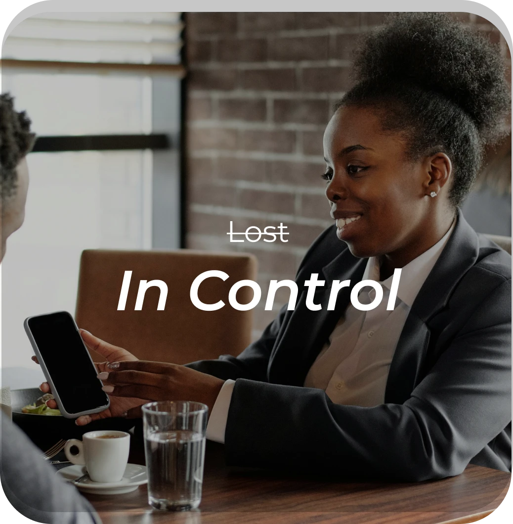 Feeling in control rather than lost around navigating your symptoms